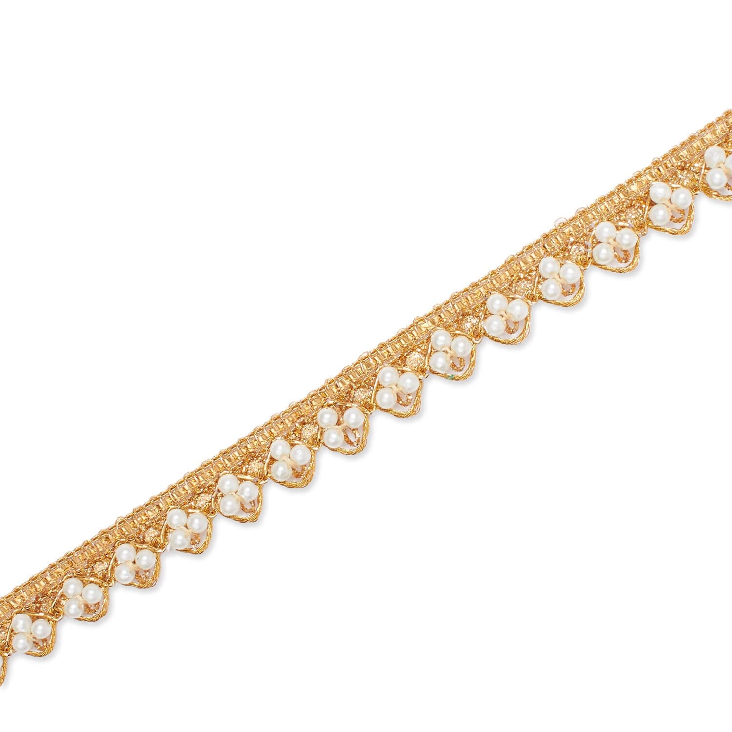 1/2 Inch Tri Bead Metallic Corded Trim (9.8 Yards / 9 Meters) - Image 8