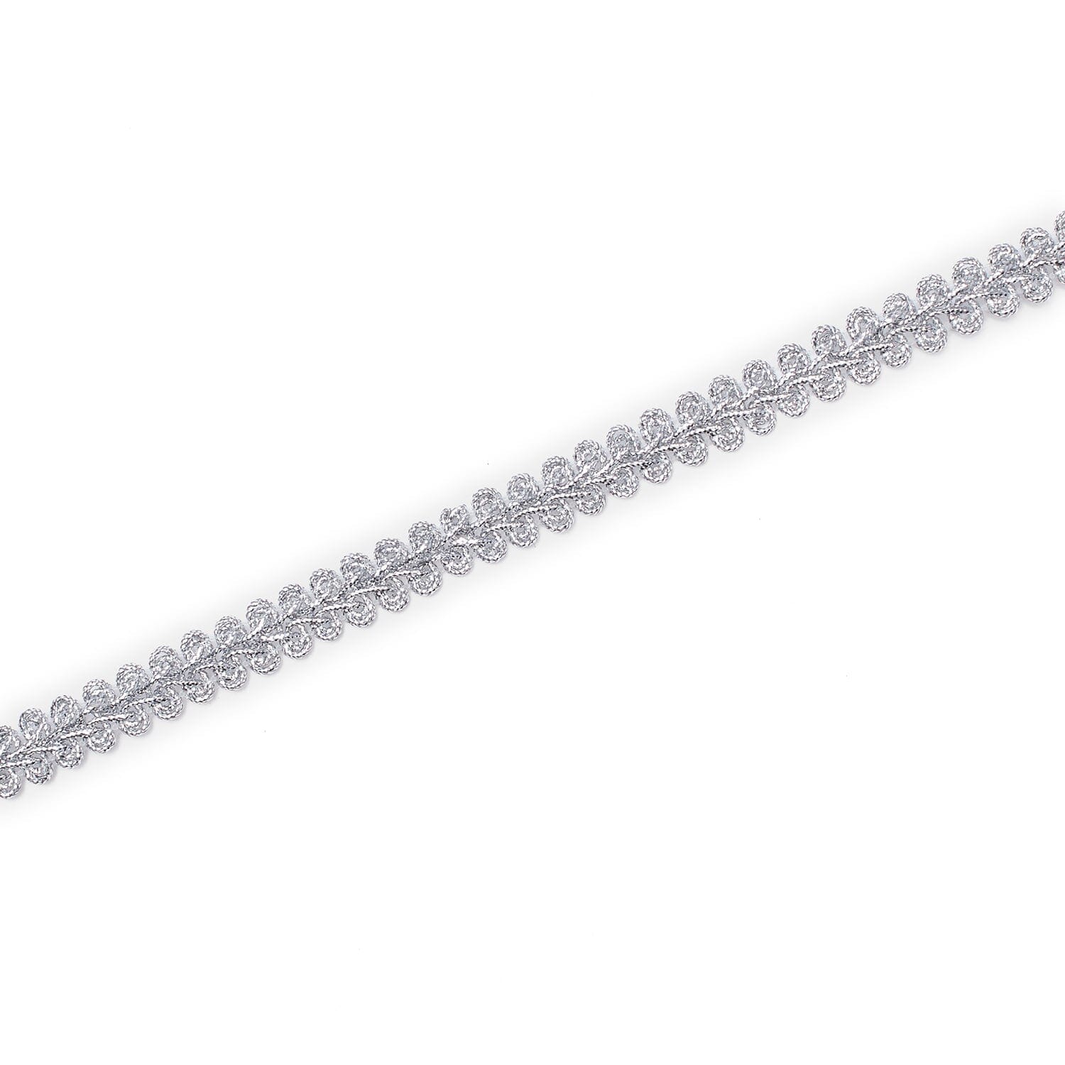 3/8 Inch Knit Swirl Corded Metallic Braided Trim (25 Yards) - Image 3