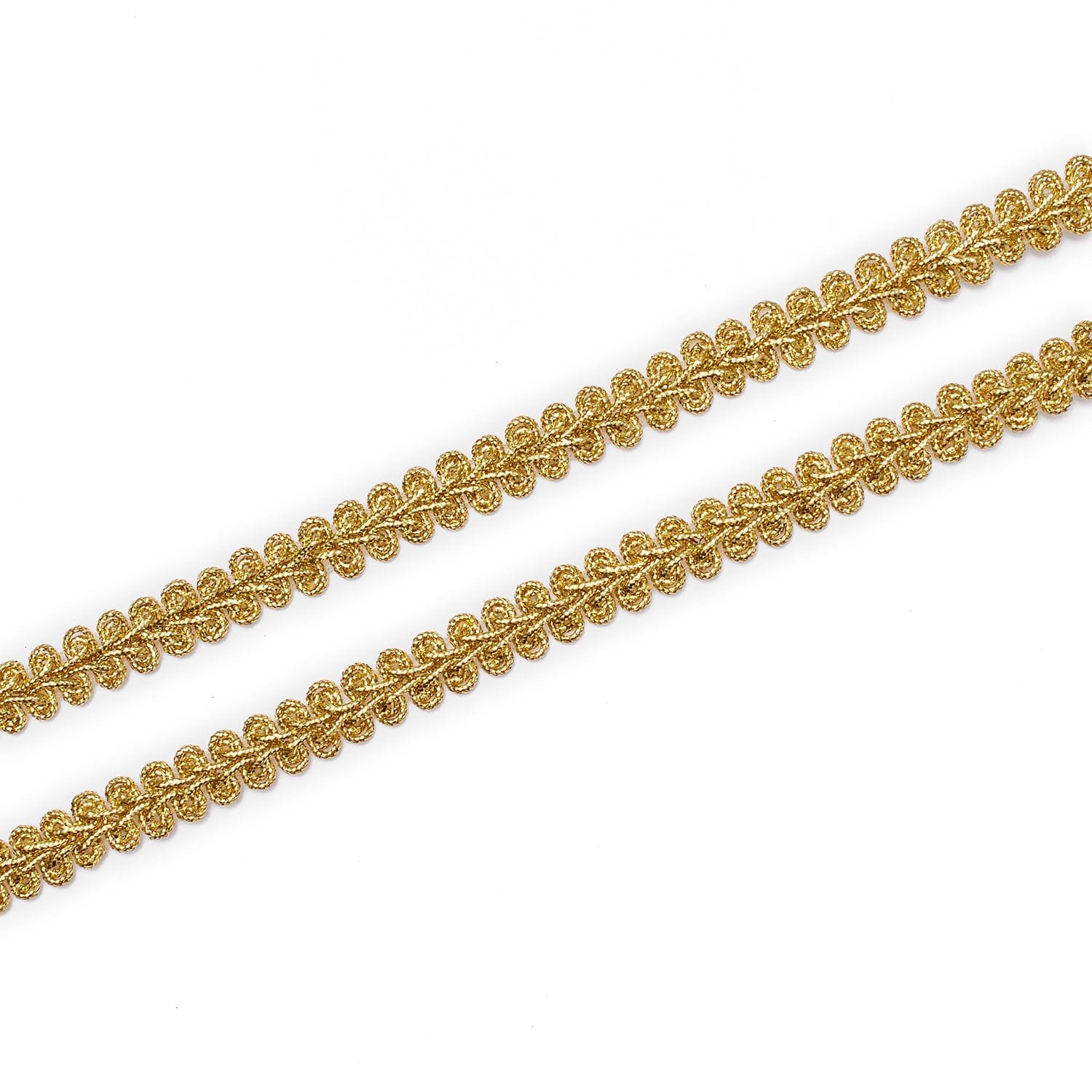 3/8 Inch Knit Swirl Corded Metallic Braided Trim (25 Yards) - Image 5