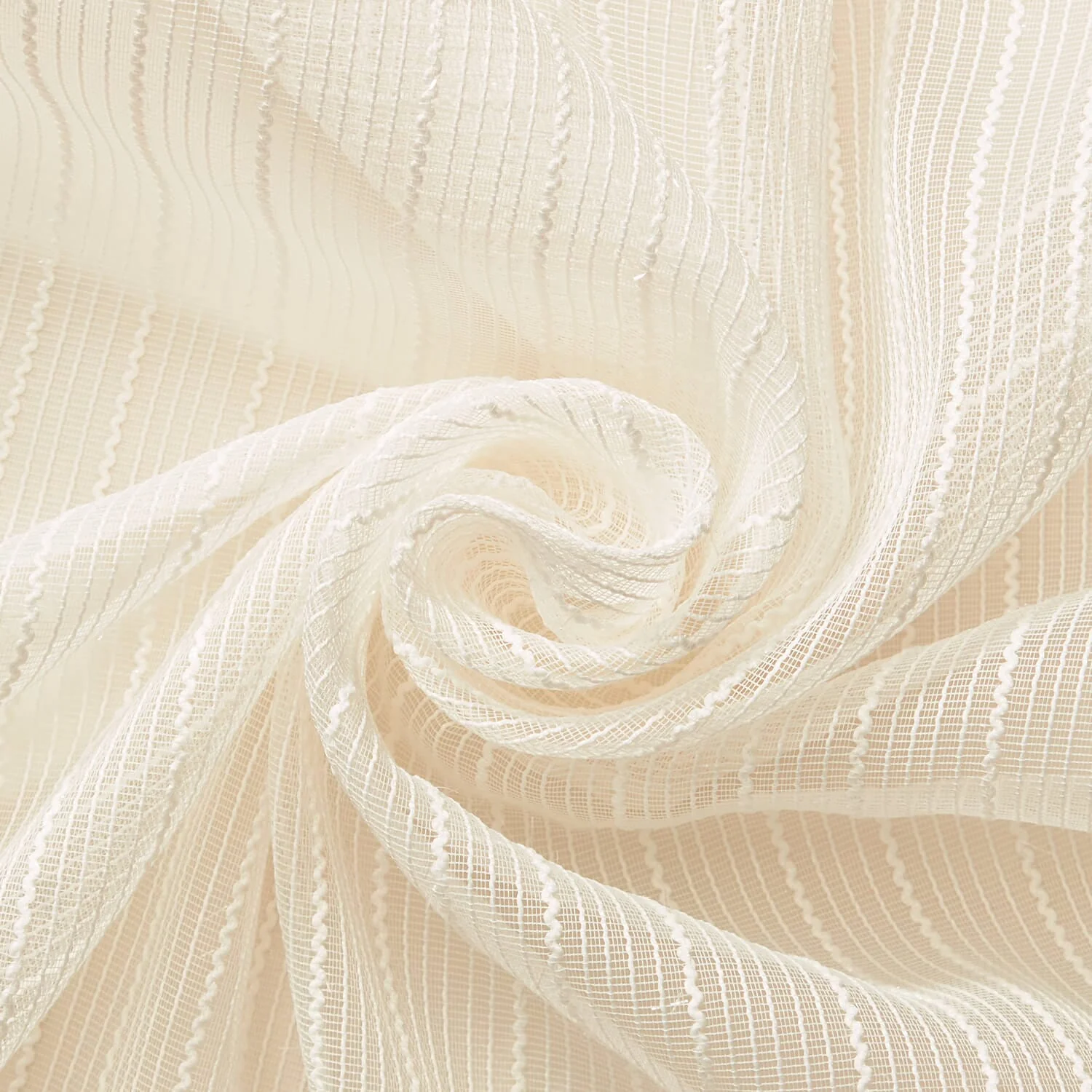 Bayzam Striped Sheer Mesh Dobby - Image 9