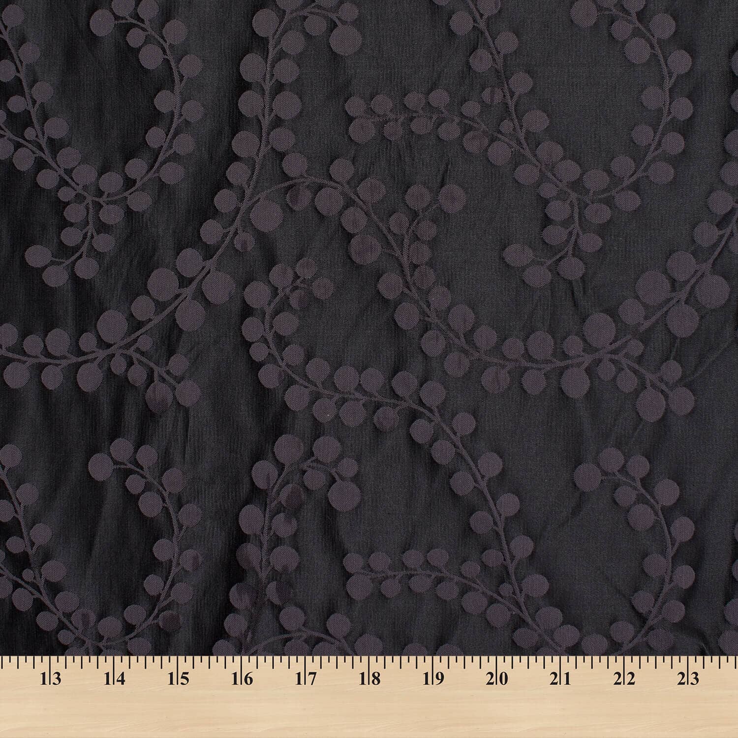 Berry Vine Satin Twill Jacquard - Image 4