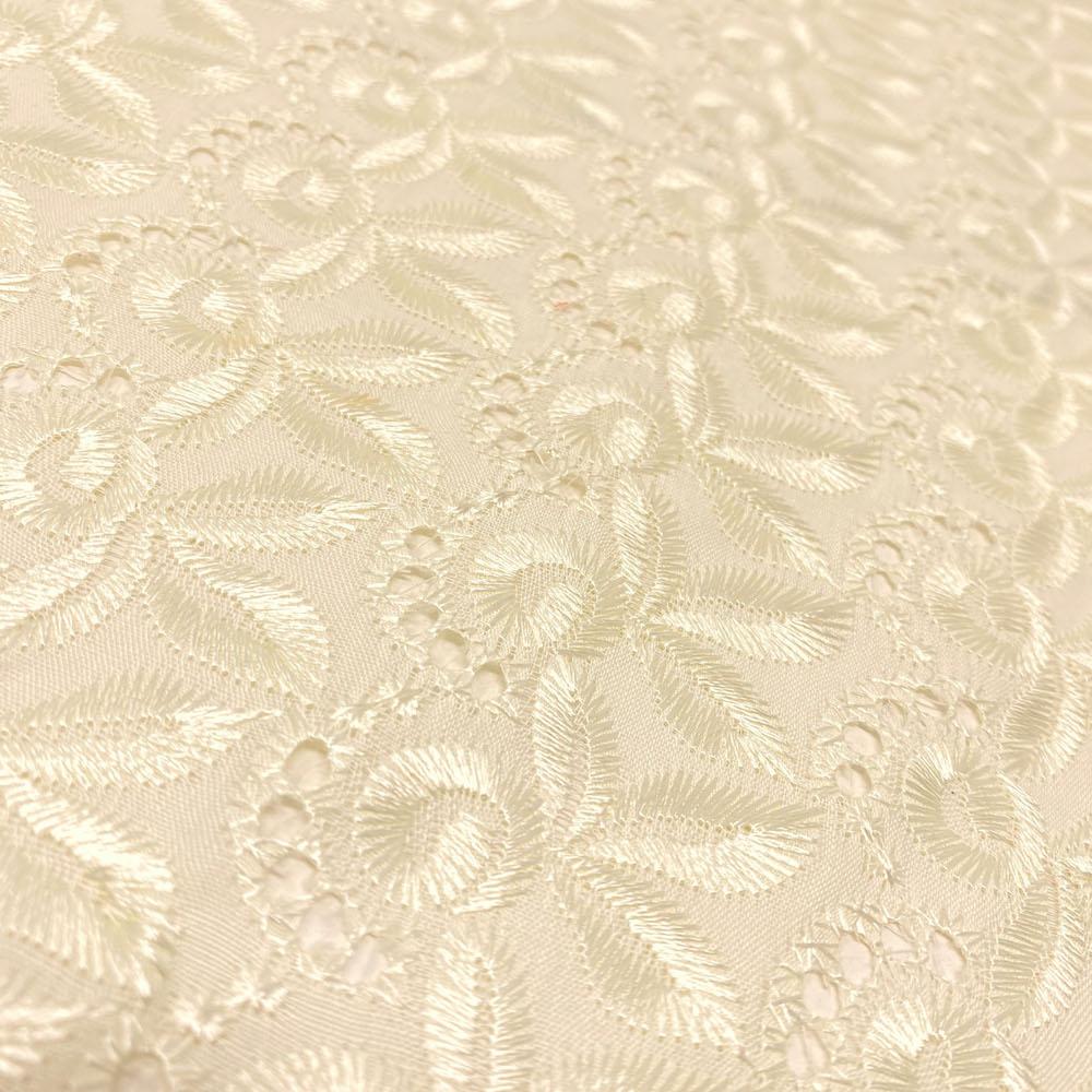 Blossom Eyelet Embroidery Fabric - Image 3