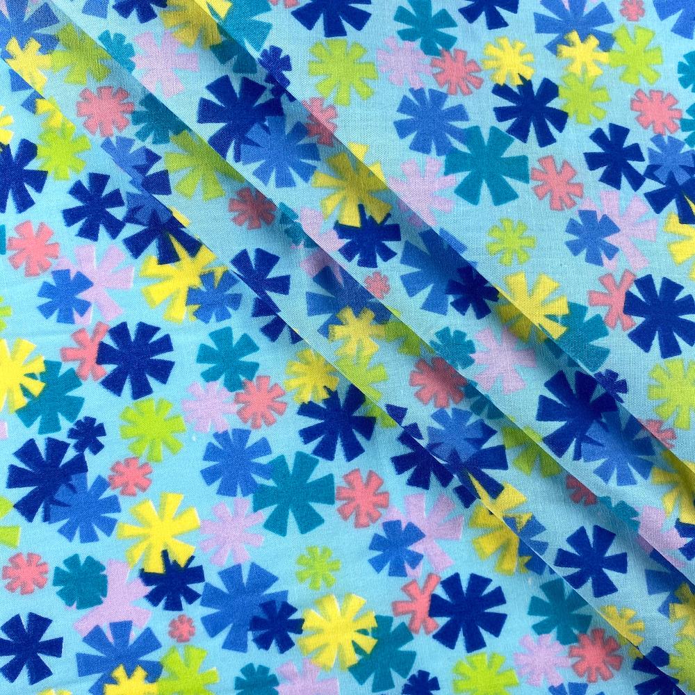 Blue Pinwheel Print Broadcloth - Image 2