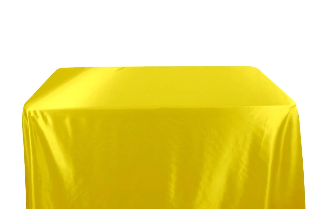 Bridal Satin Banquet Rectangular Table Covers - 6 Feet - Image 5