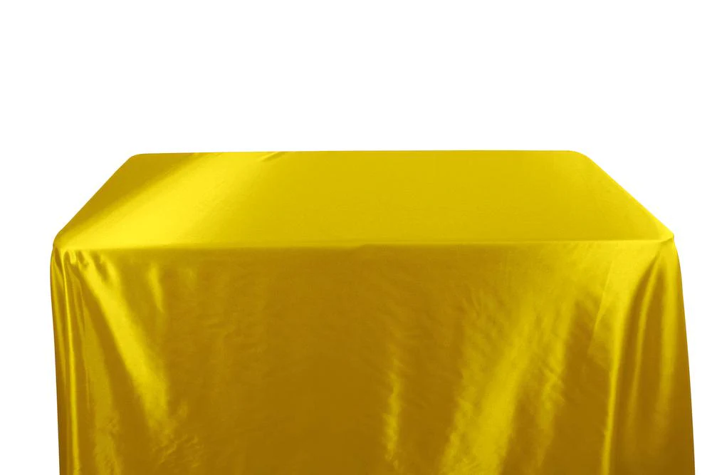 Bridal Satin Banquet Rectangular Table Covers - 6 Feet - Image 6