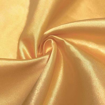 Bridal Satin Rod Pocket Curtains - Gold - Image 3
