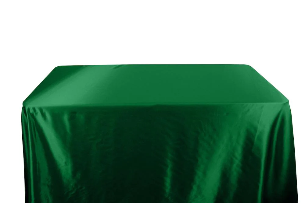 Charmeuse Satin Banquet Rectangular Table Covers - 6 Feet - Image 36