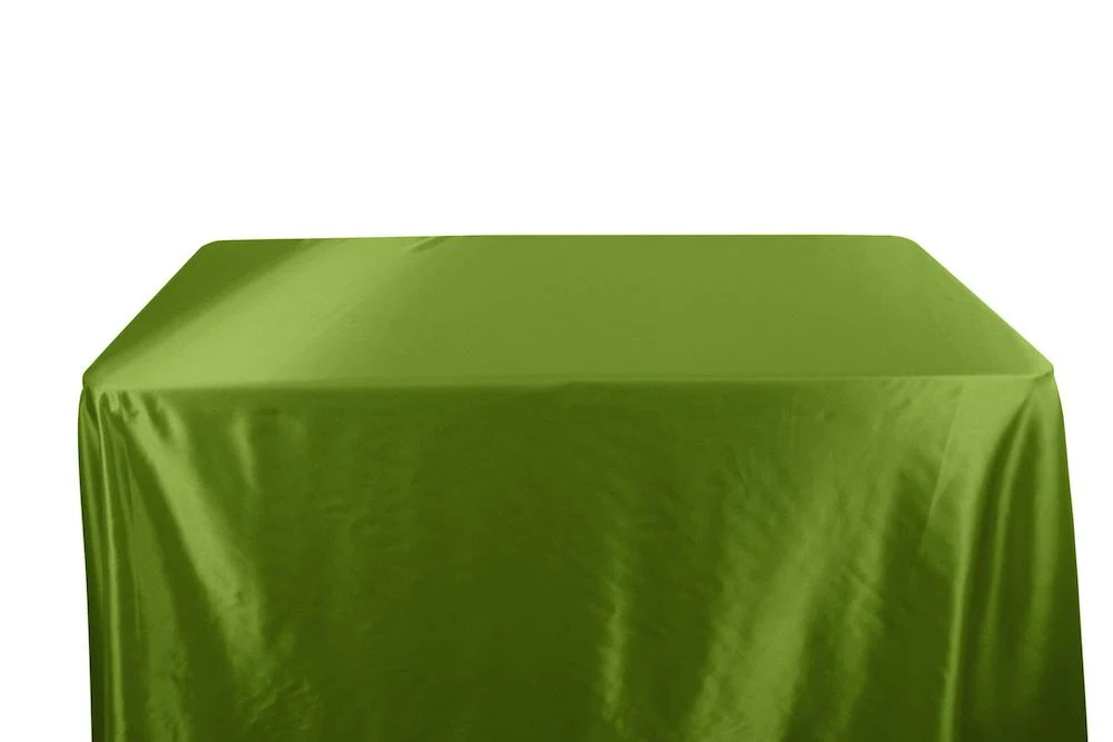 Charmeuse Satin Banquet Rectangular Table Covers - 8 Feet - Image 11