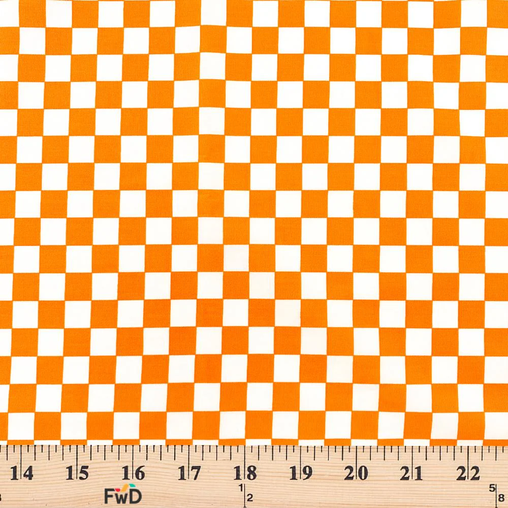 Checkered Printed Cotton Poplin - Image 13