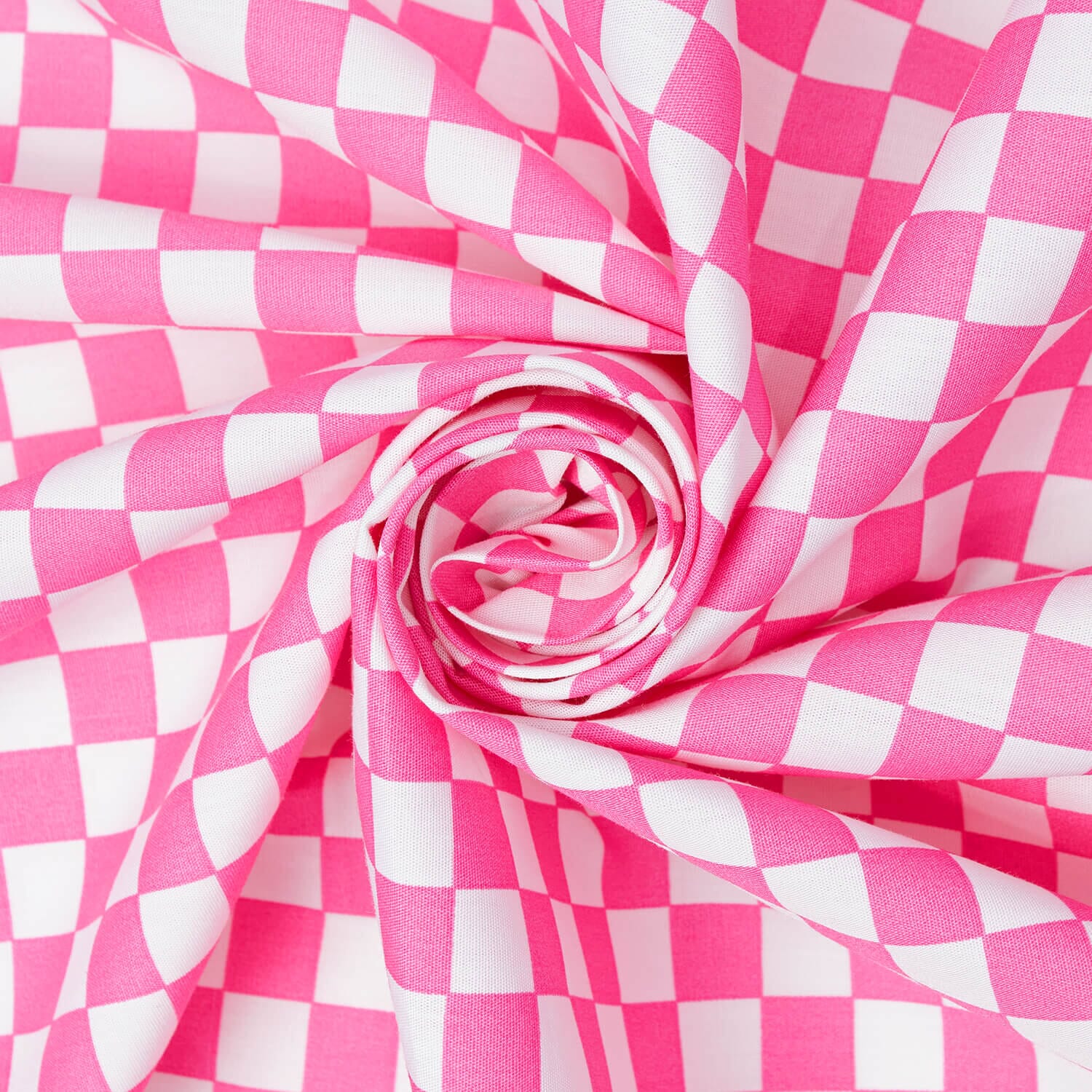 Checkered Printed Cotton Poplin - Image 6
