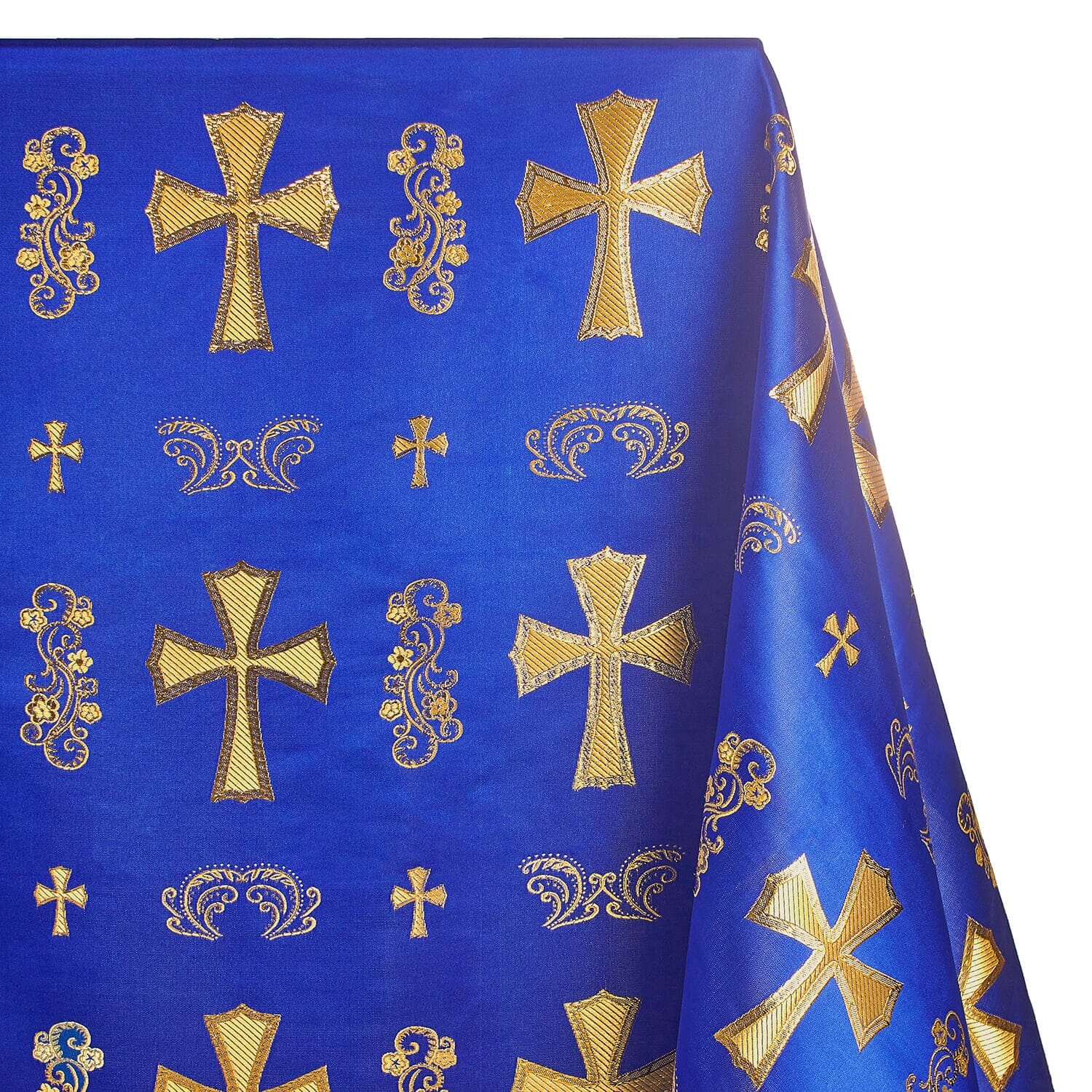 Clerical Cross Metallic Brocade Jacquard - Image 30