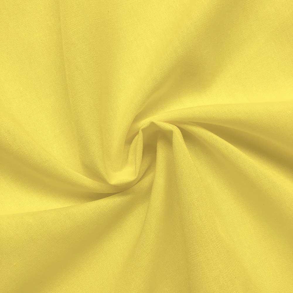 Cotton Polyester Broadcloth Rod Pocket Curtains - Neon Yellow - Image 3