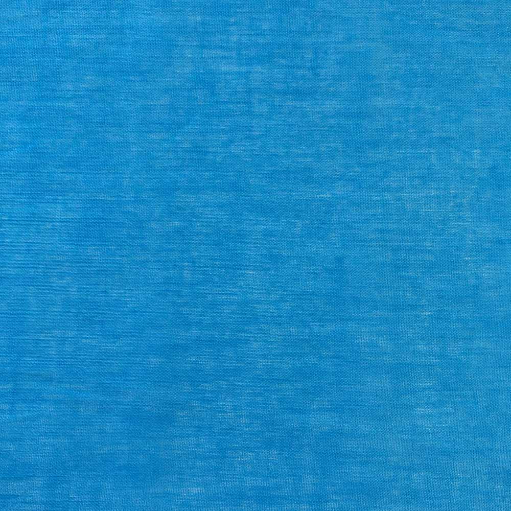 Cotton Voile Rod Pocket Curtains - Turquoise - Image 3