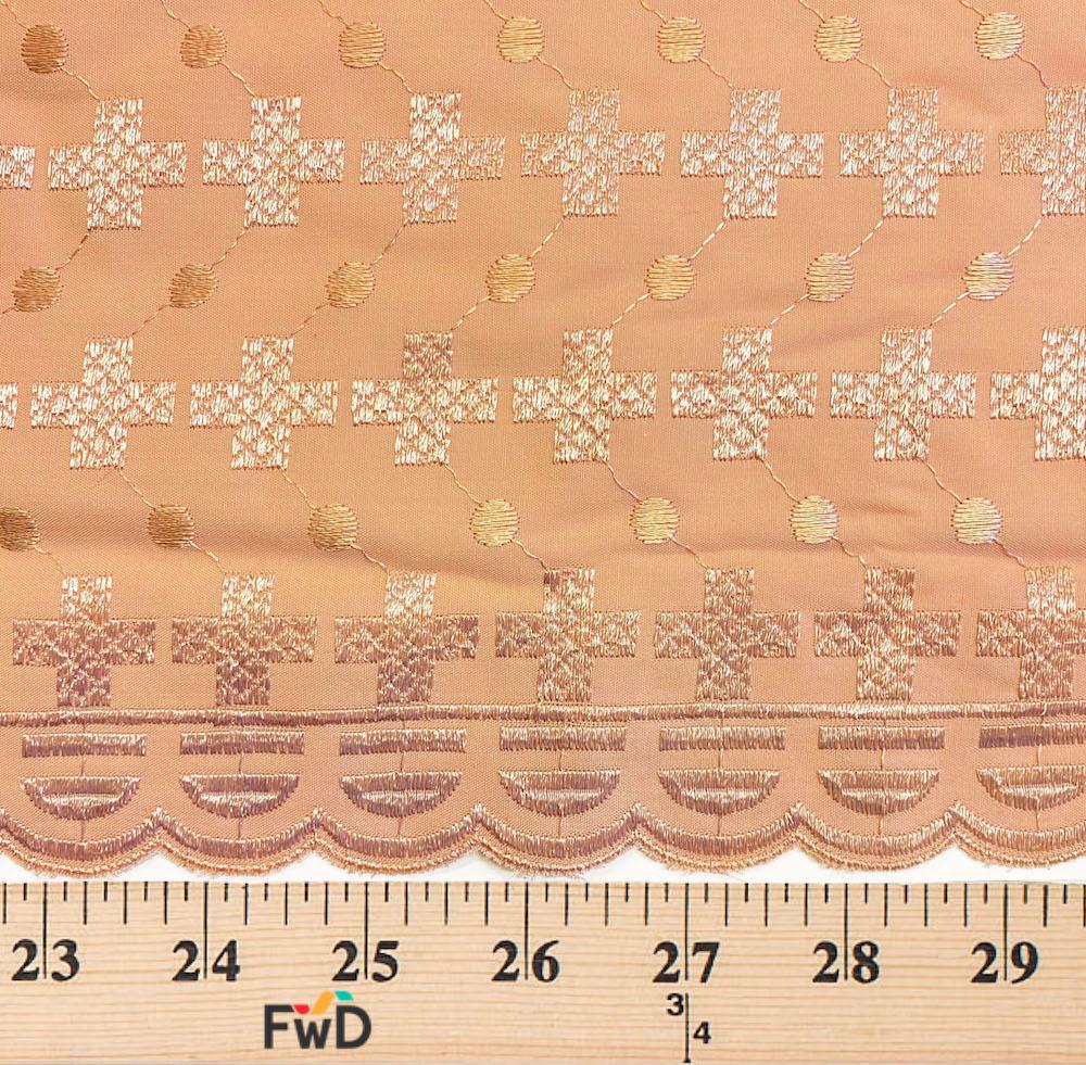 Cross Eyelet Embroidery Fabric - Image 10