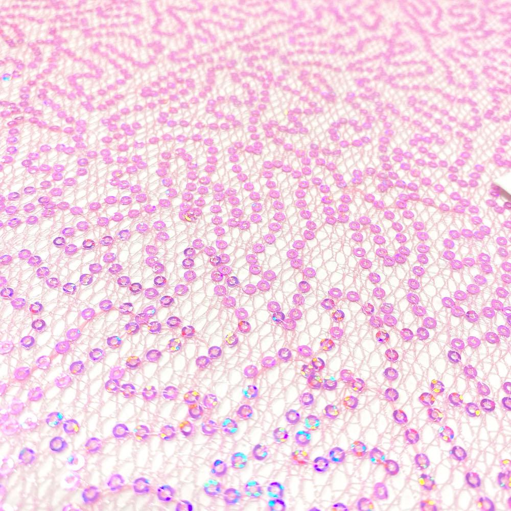 Embroidery Sequins on Tulle Mesh - Image 7