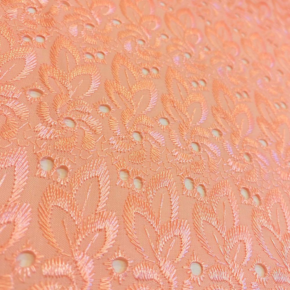 Eyelet Floral Embroidery Fabric - Image 15