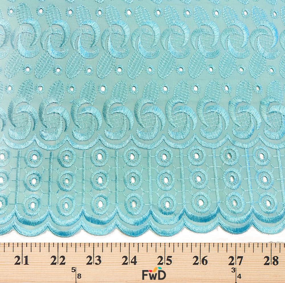 Eyelet Spiral Embroidery Fabric - Image 16