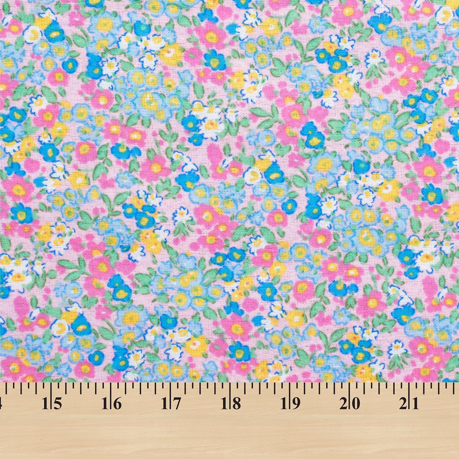 Floral Meadow Printed Cotton Flannel - Image 4