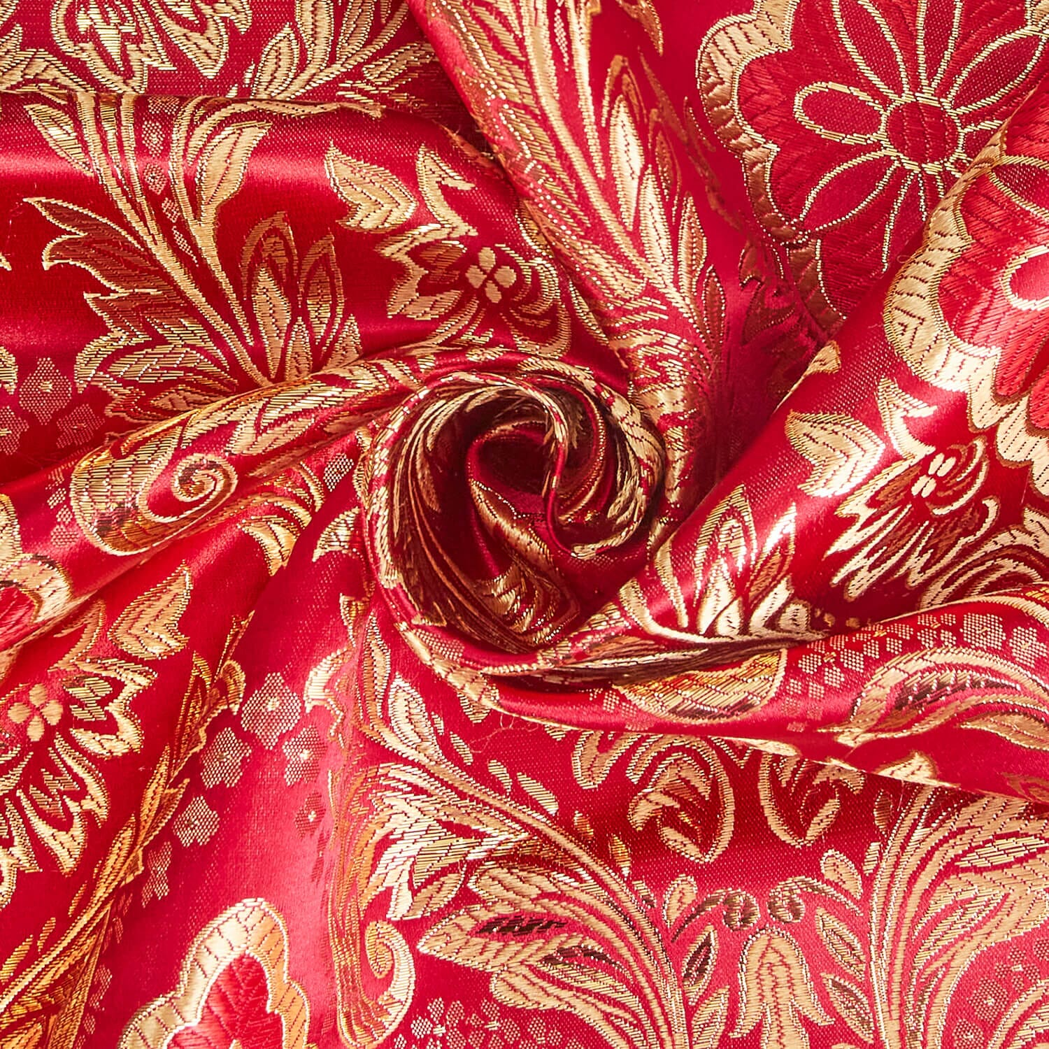 Floral Metallic Brocade - Image 15