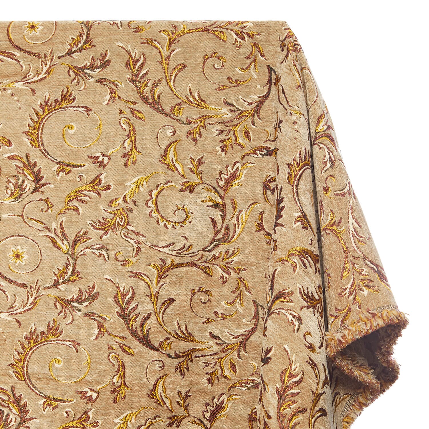 Floral Scroll Metallic Chenille Upholstery Jacquard - Image 10
