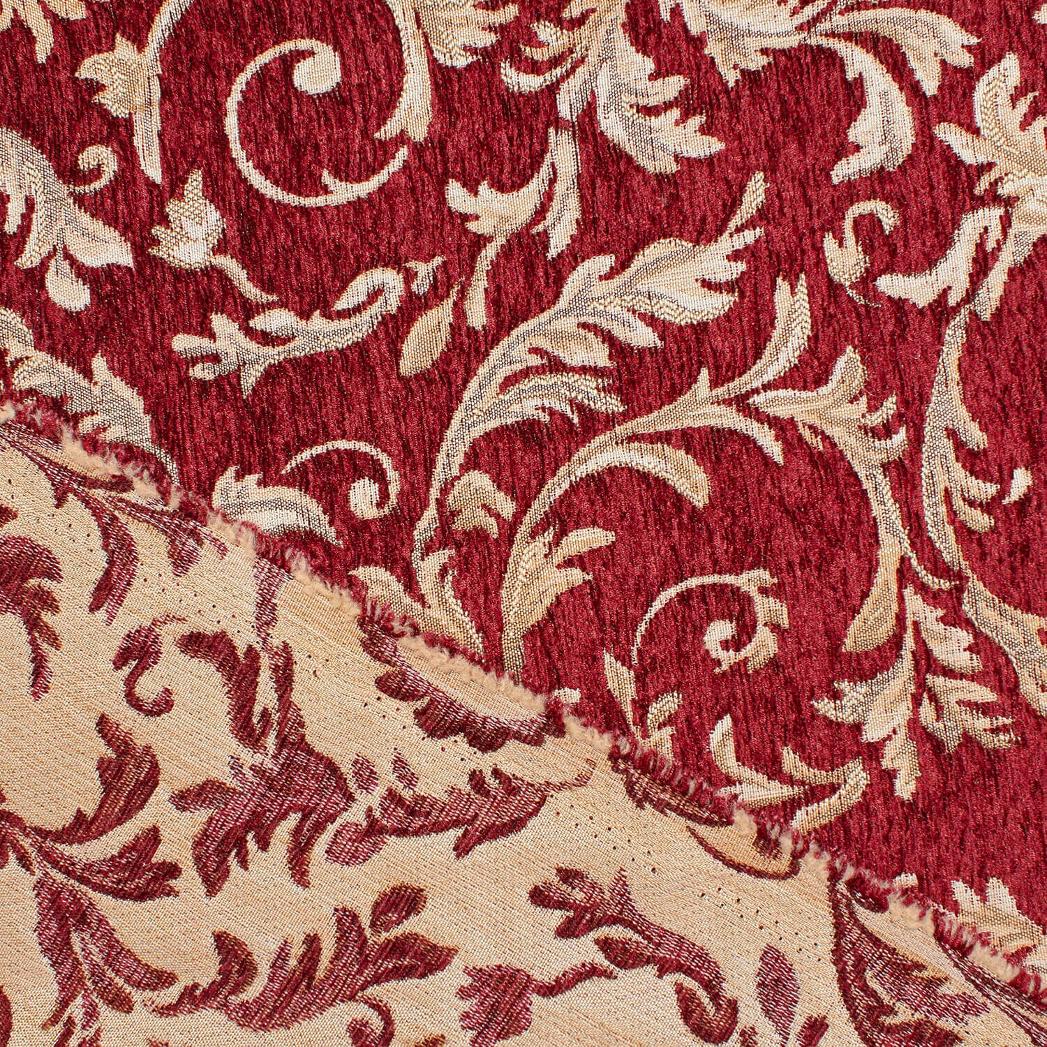 Floral Scroll Polyester Chenille Jacquard - Image 20