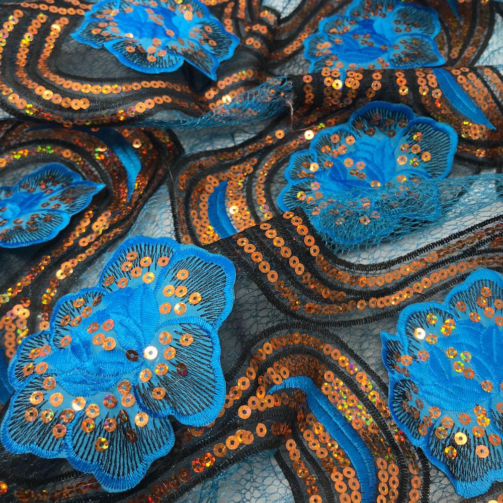 Floral Swirl Patch Chemical Lace - Image 4