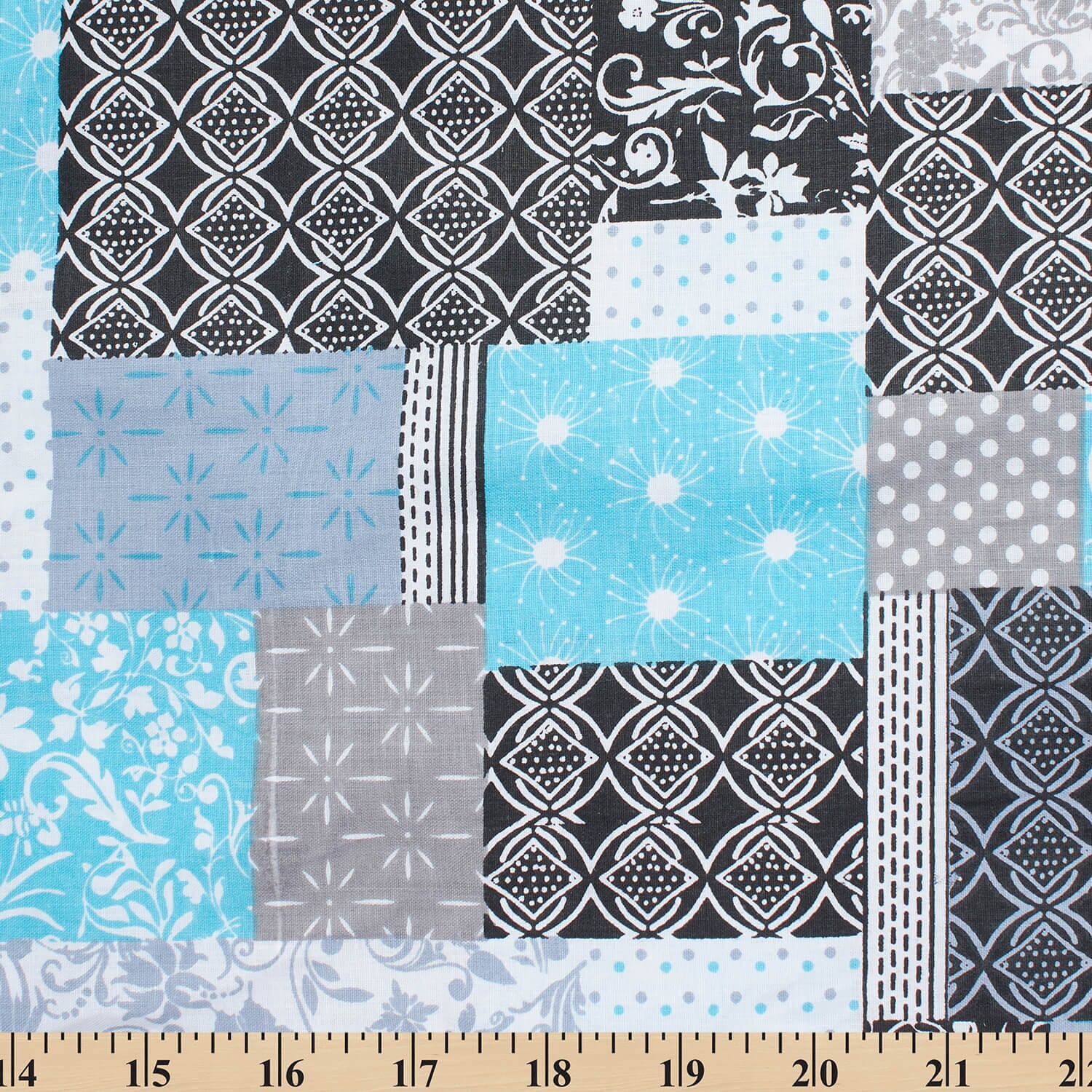 Foulard Patch Aqua Print Sheeting - Image 3