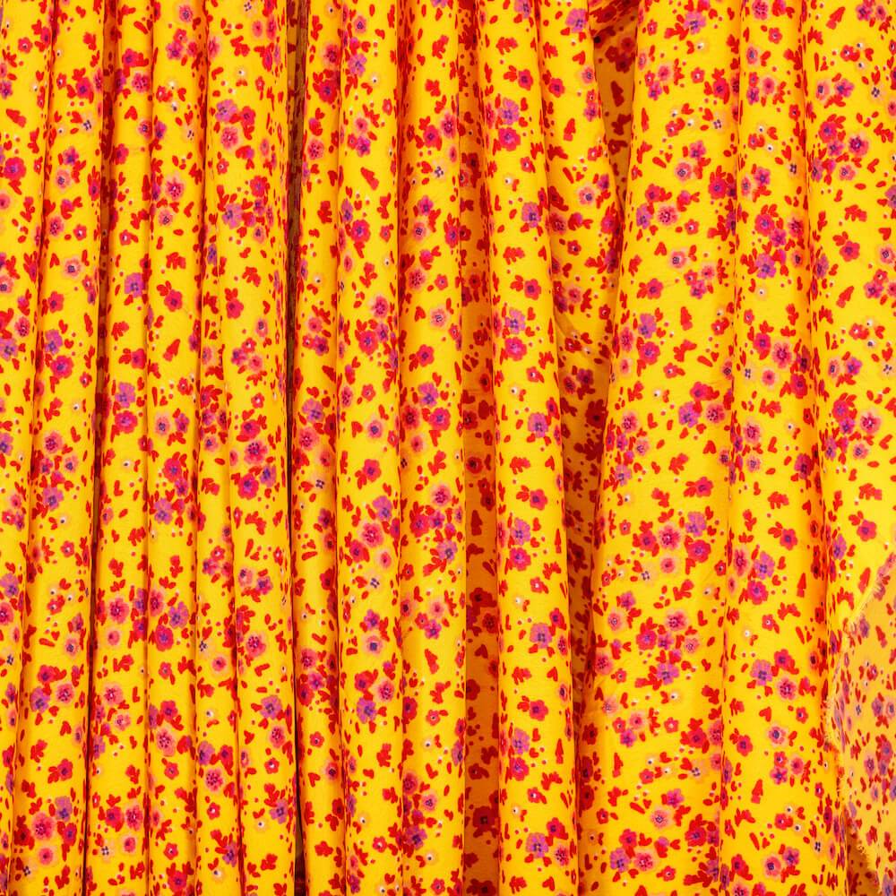 Gaillardia Crepe De Chine Print - Image 9