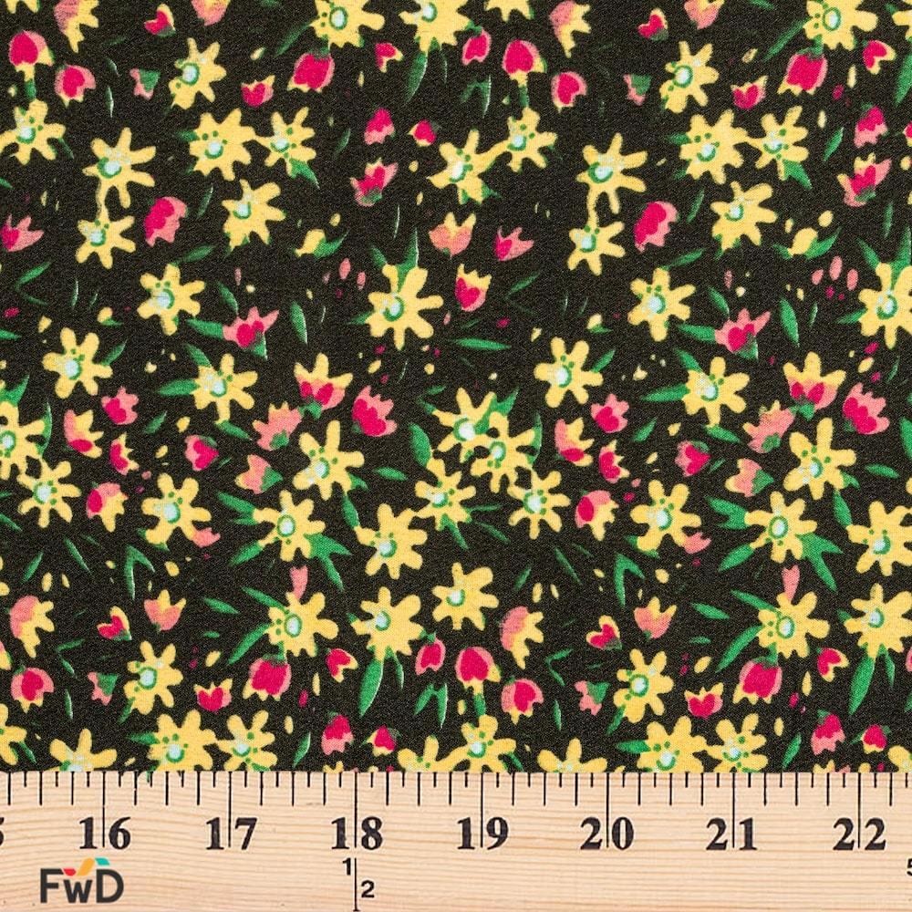 Gardenia Crepe De Chine Print - Image 7