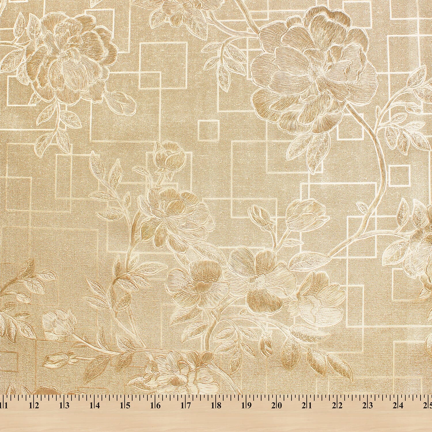Geometric Floral Oilcloth - Image 4