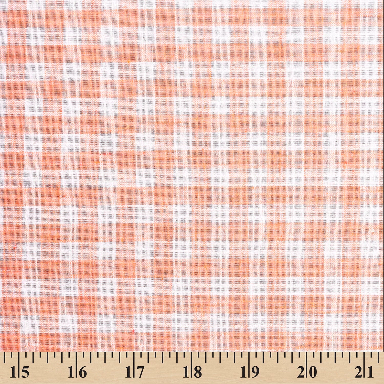 Gingham Check Linen-Look - Image 10