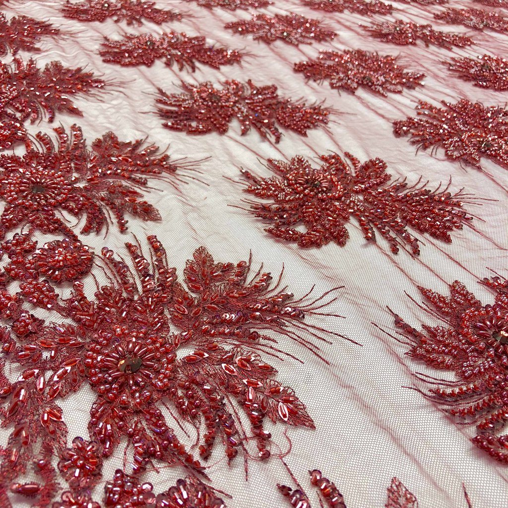 Gloriosa Bridal Lace Beaded Fabric - Image 29