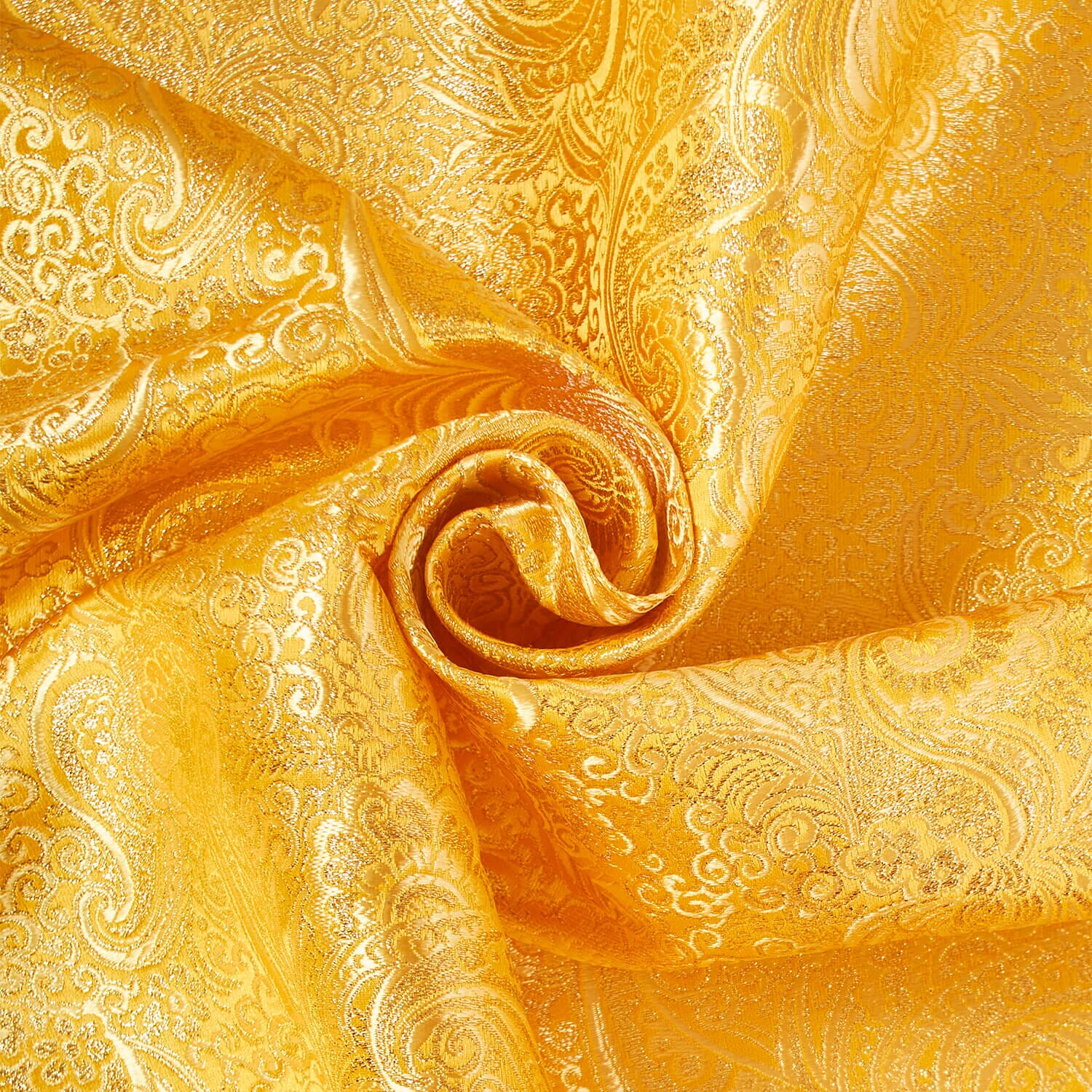 Gold Paisley Metallic Brocade - Image 22