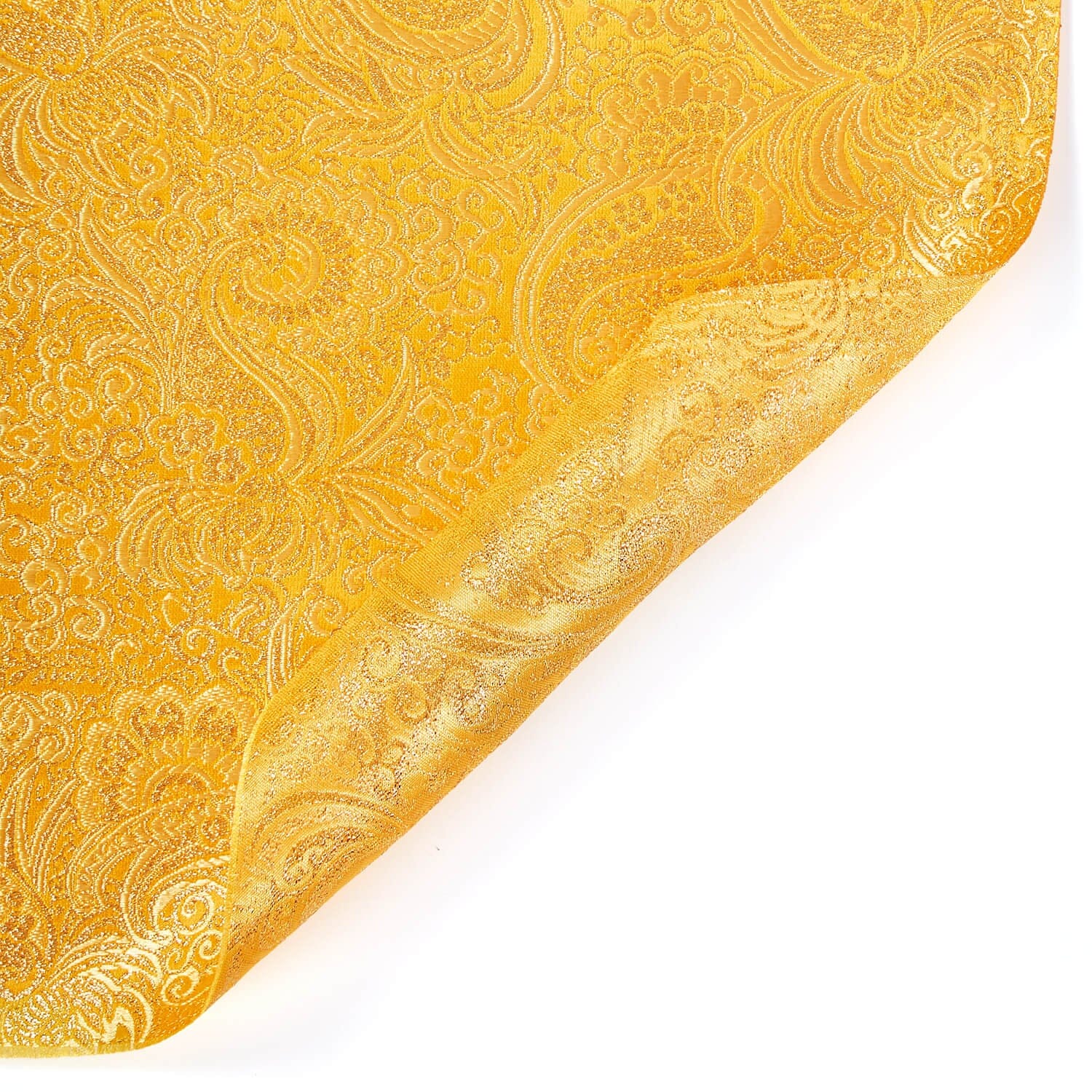 Gold Paisley Metallic Brocade - Image 23