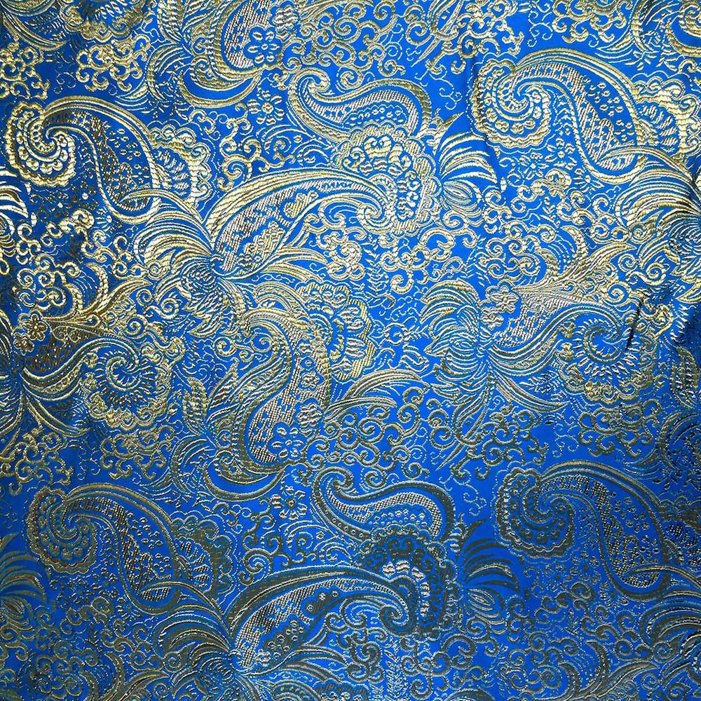 Gold Paisley Metallic Brocade - Image 30