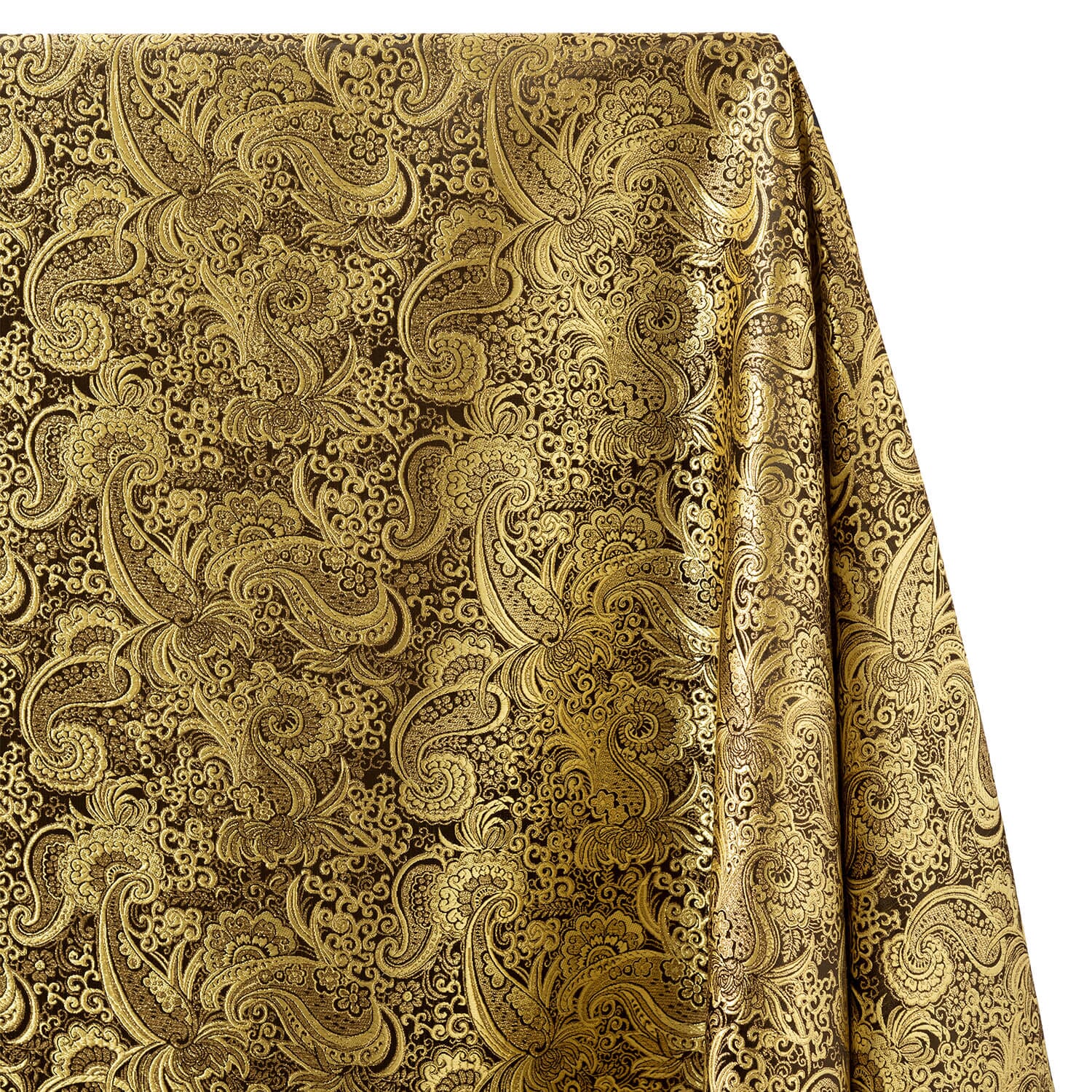 Gold Paisley Metallic Brocade - Image 41