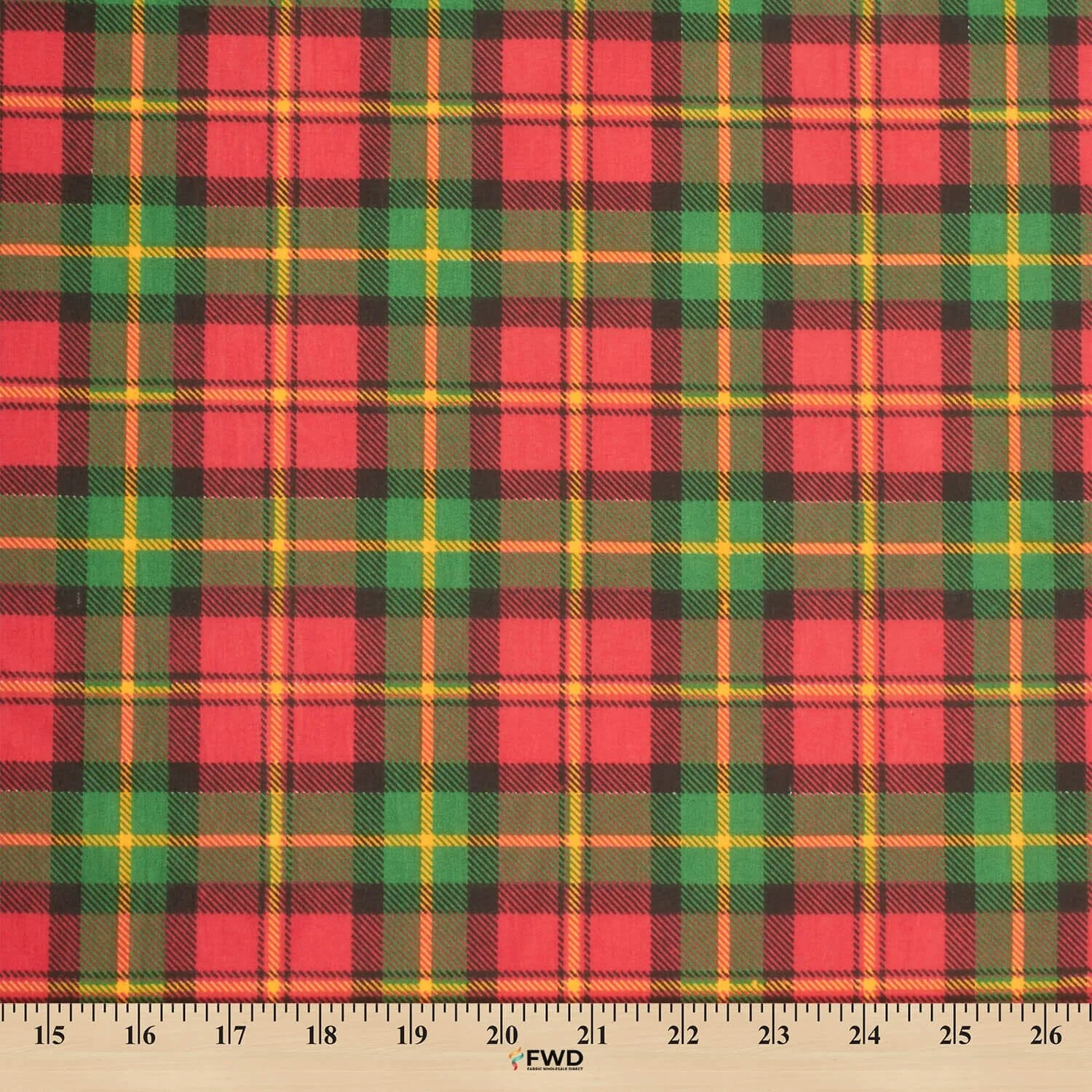 Holiday Plaid Print Broadcloth - Image 3