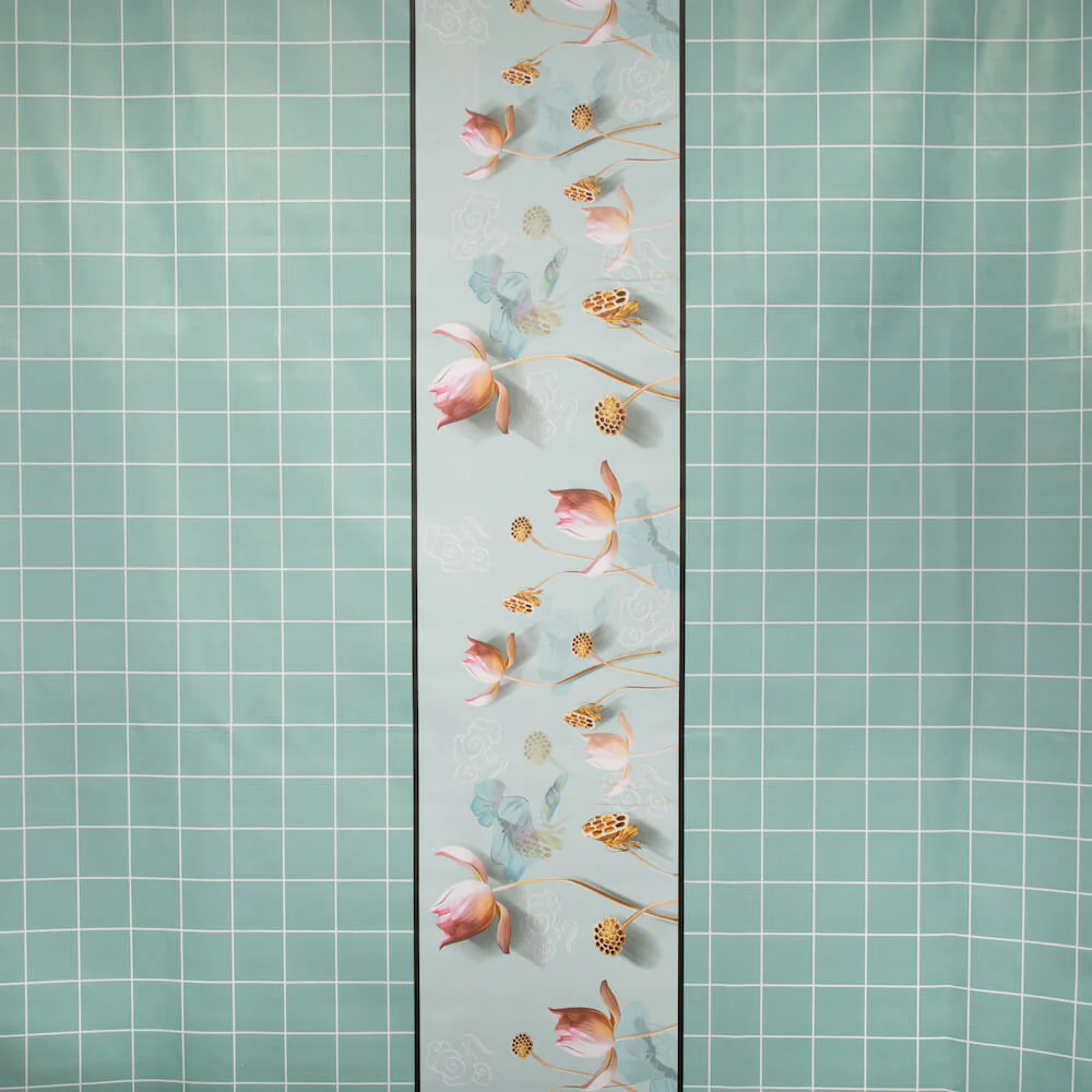 Honeycomb Tile Oilcloth - Image 2
