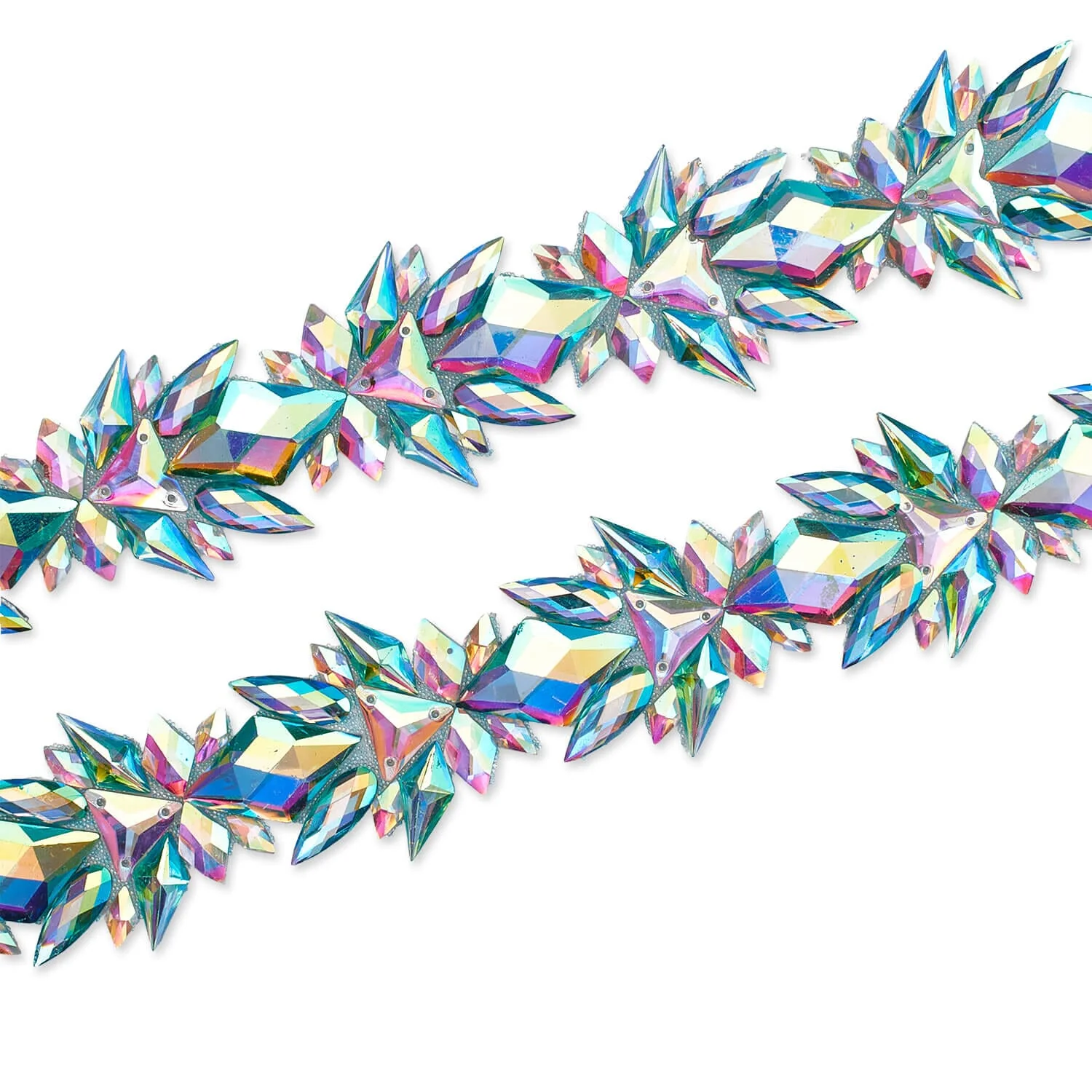 Icy Resin Rhinestone Iron On Trim - Image 6