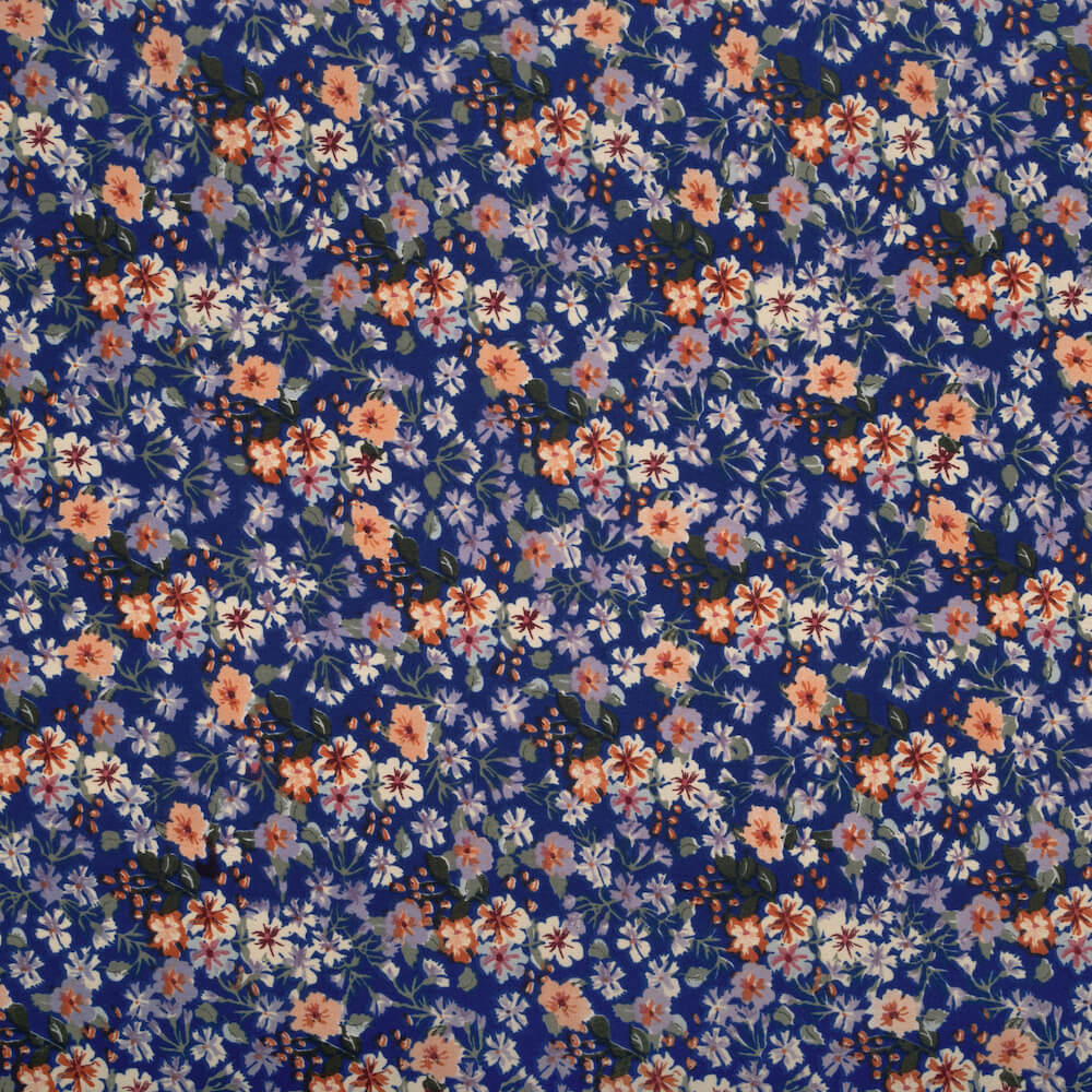 Iris Crepe De Chine Print - Image 8