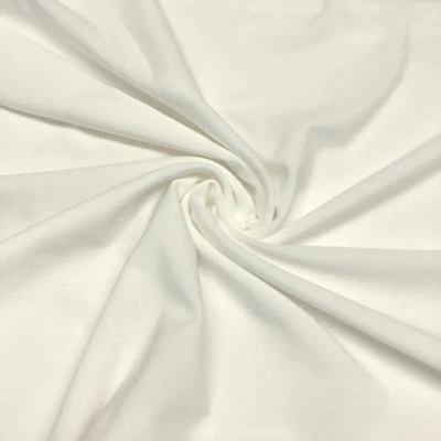 ITY Knit Stretch Jersey Rod Pocket Curtains - Off White - Image 3