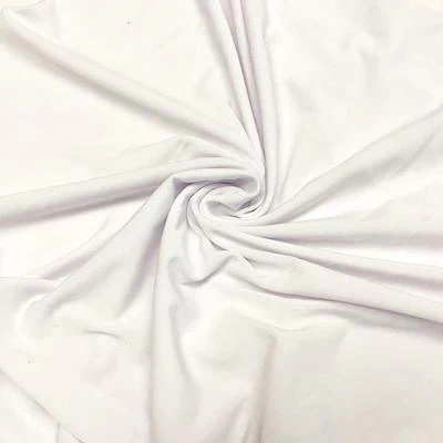 ITY Knit Stretch Jersey Rod Pocket Curtains (All Colors Available) - White - Image 3