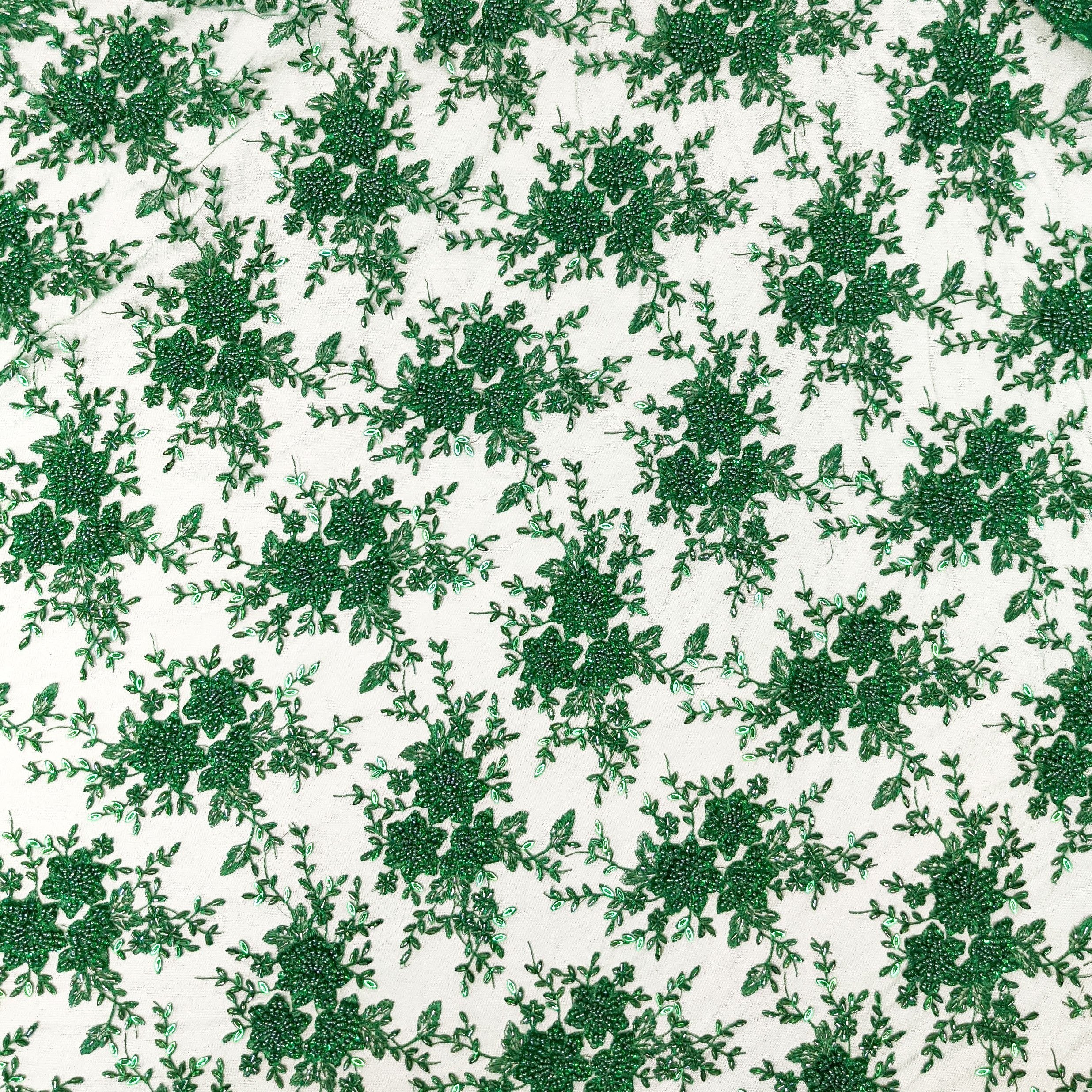 Ivy Bridal Lace Beaded Fabric - Image 37