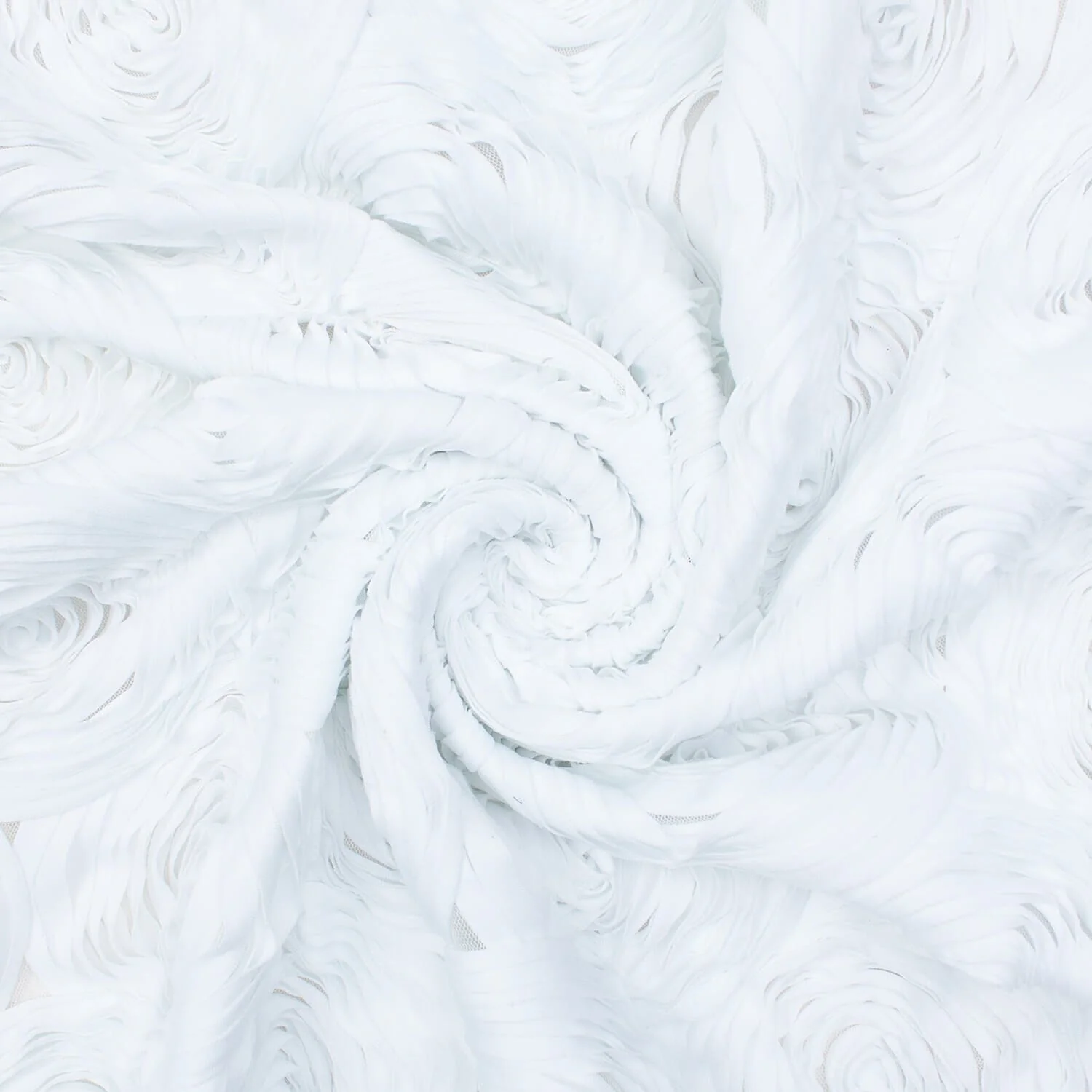 Knit Rosette On Mesh - Image 3