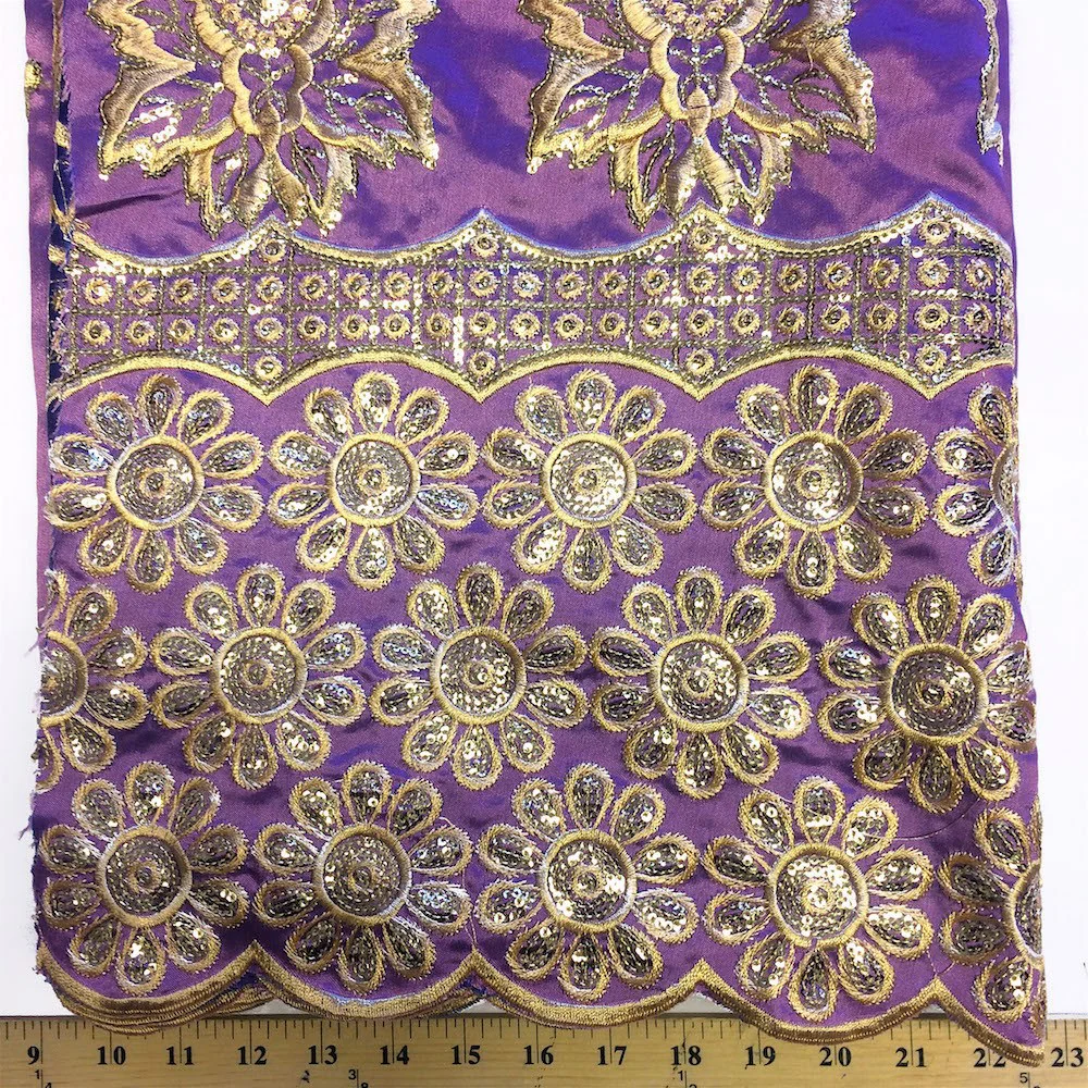 Majestic African George Taffeta - Lavender - Image 3