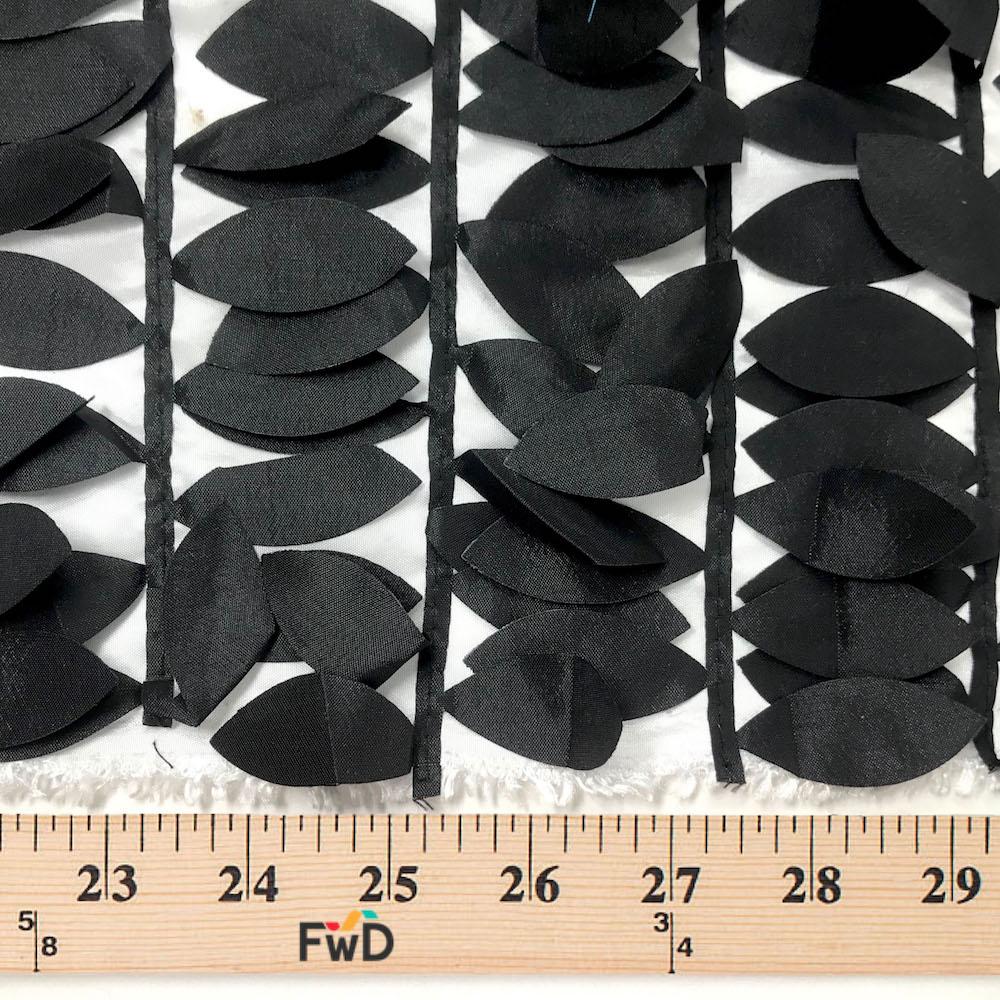 Mango Leaf Embroidery on Taffeta - Image 7