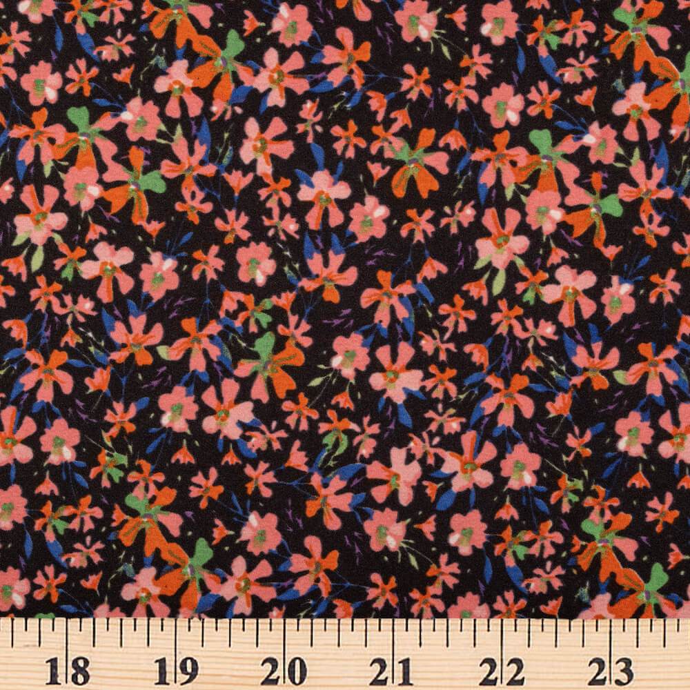 Melastoma Crepe De Chine Print - Image 7