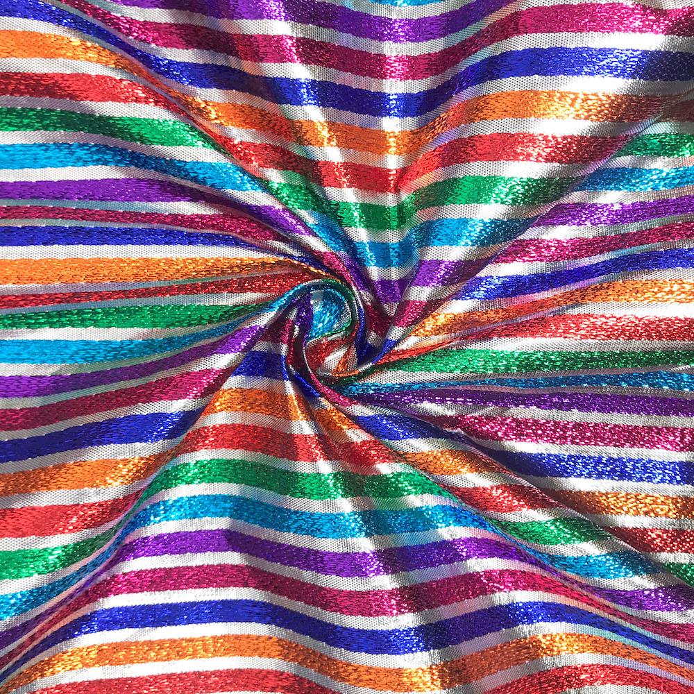 Metallic Foil Striped Brocade (56 Inch) - Image 22