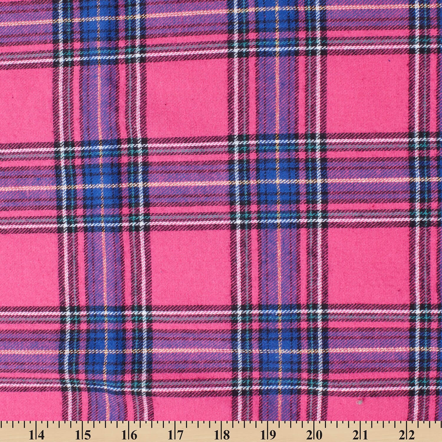Metallic Tartan Plaid Yarn Dyed Brushed Cotton Flannel (Design 13) - Image 4