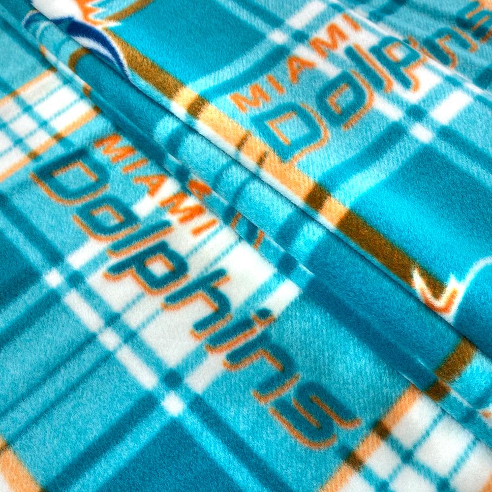 Miami Dolphins NFL Fleece Fabric - Image 2